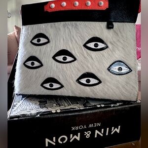 Min & Mon All Over Eyes Vali Crossbody Handbag